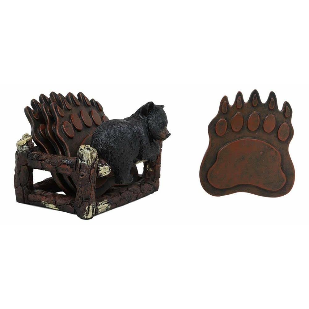 Black Bear Coaster Set of 4 X439