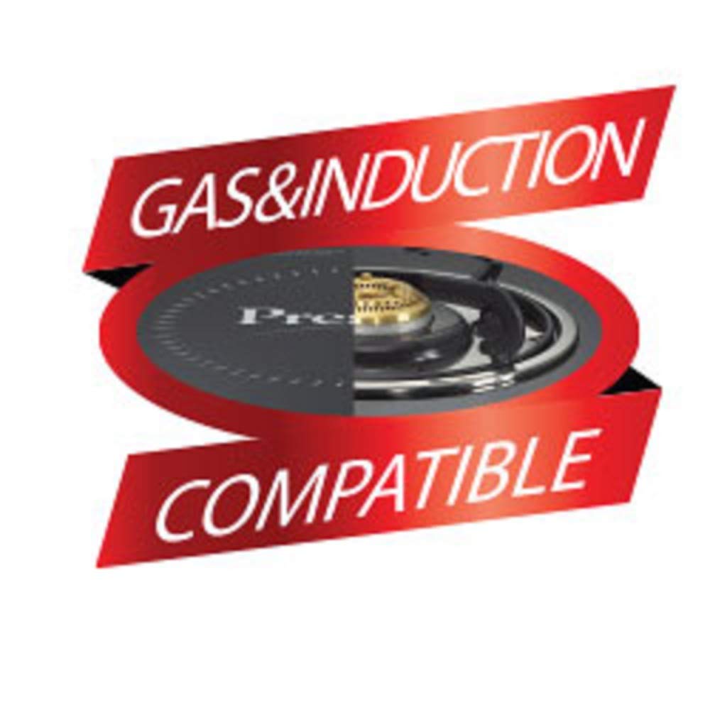2 Litres Charcoal Black Hard Anodized Aluminum Pressure Cooker M530