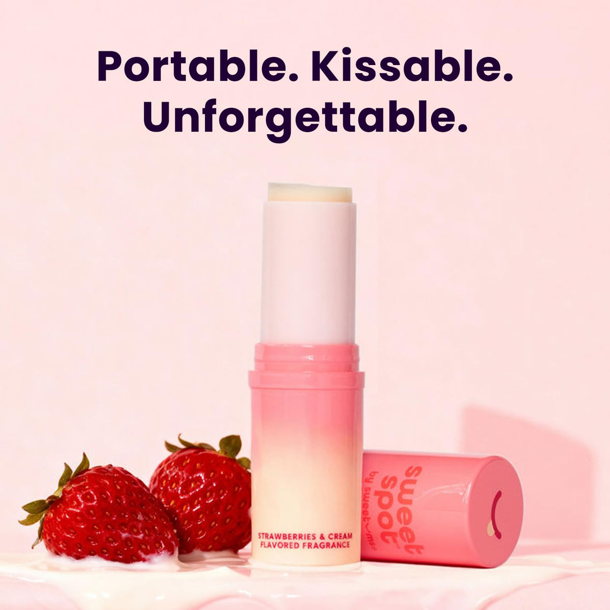 Portable Strawberries & Cream Perfume Stick M8332