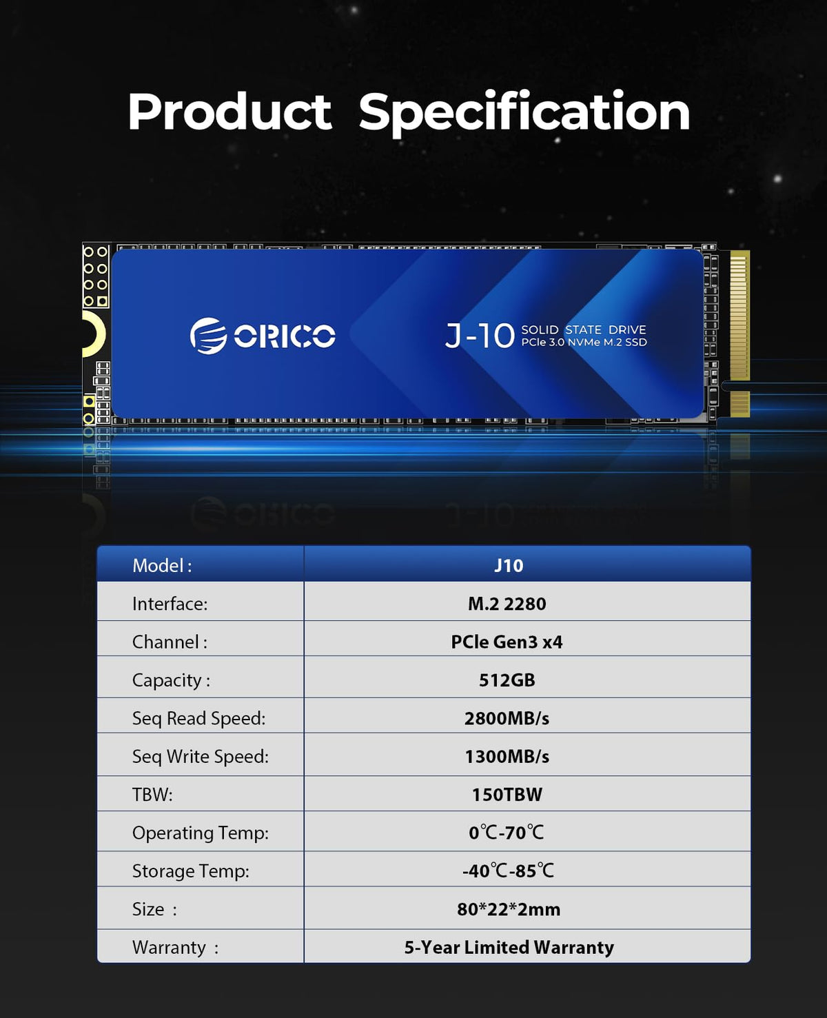 512GB M.2 NVMe SSD with Heatsink U20269