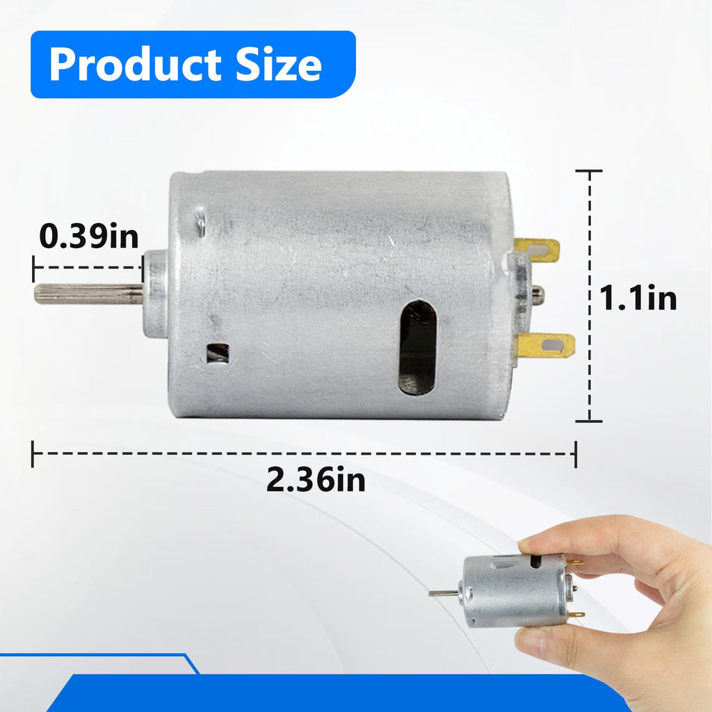 12V DC Fan Motor with Round Shaft R104
