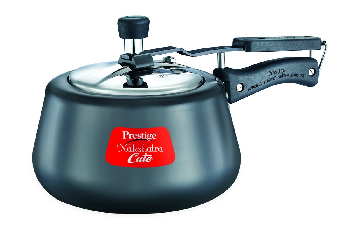 2 Litres Charcoal Black Hard Anodized Aluminum Pressure Cooker M530