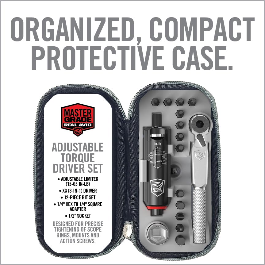 Adjustable Torque Driver Kit with 12 Bits S48450