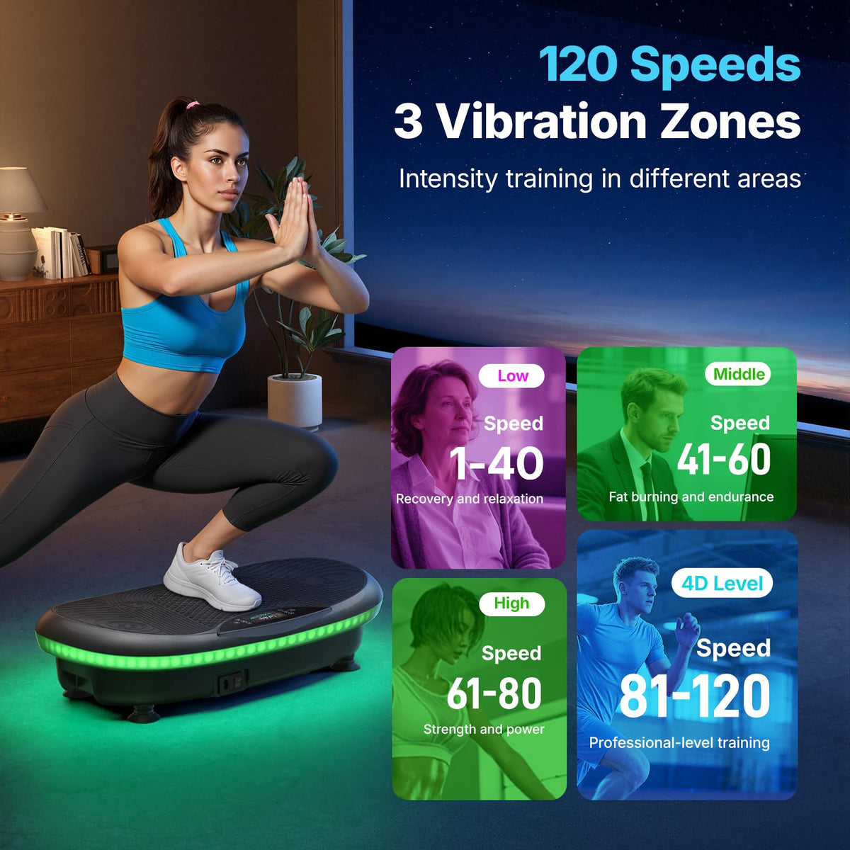 4D Vibration Plate Exercise Machine S12031