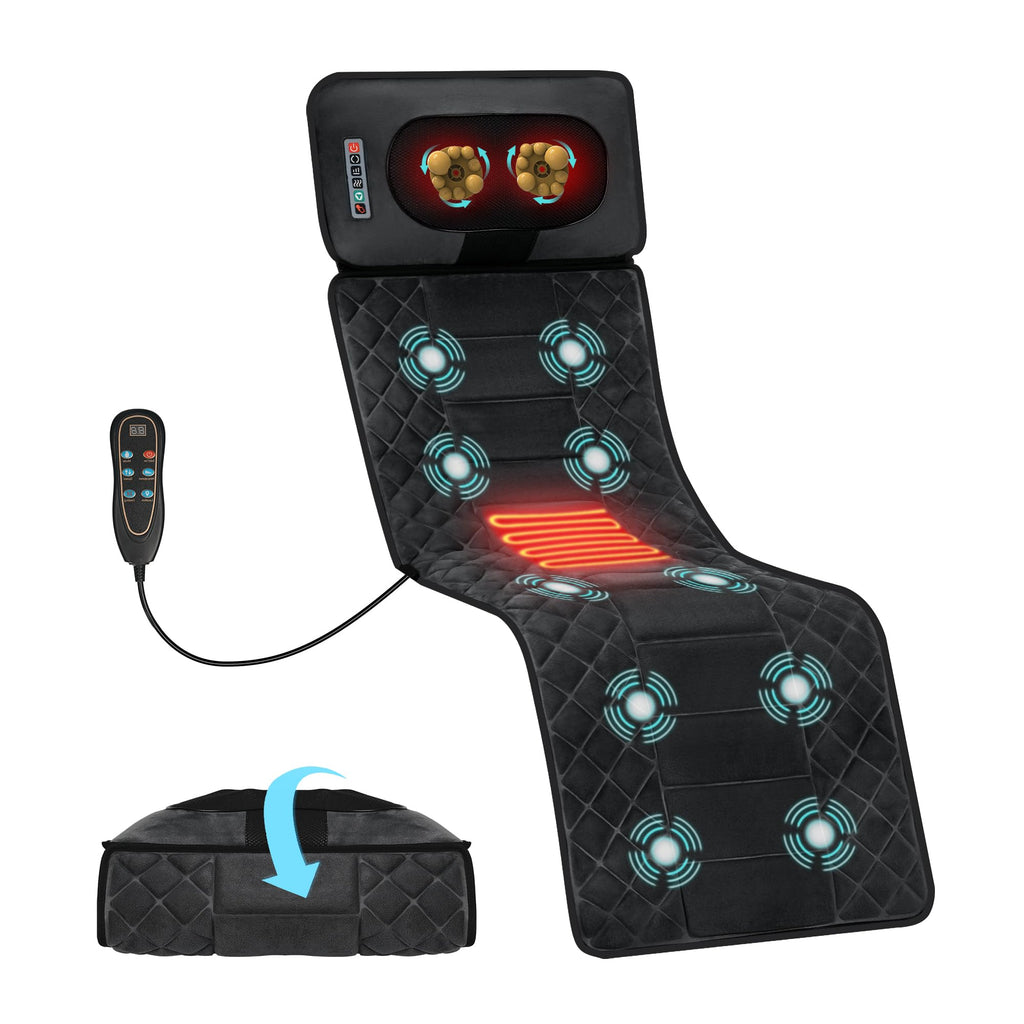 Full Body Massage Mat with Heat 10 Motors 9 Speeds 9 Modes L295248