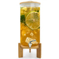 3 Gallon Glass Drink Dispenser with Spigot F709