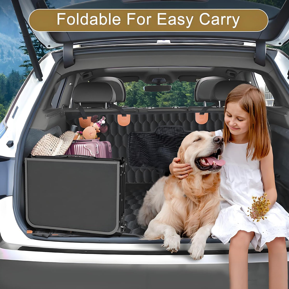 2 FT Folding Camping Table with 3 Adjustable Height S525004