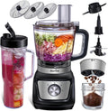 8-Cup Food Processor & Blender Combo, 1000W, Black N1659