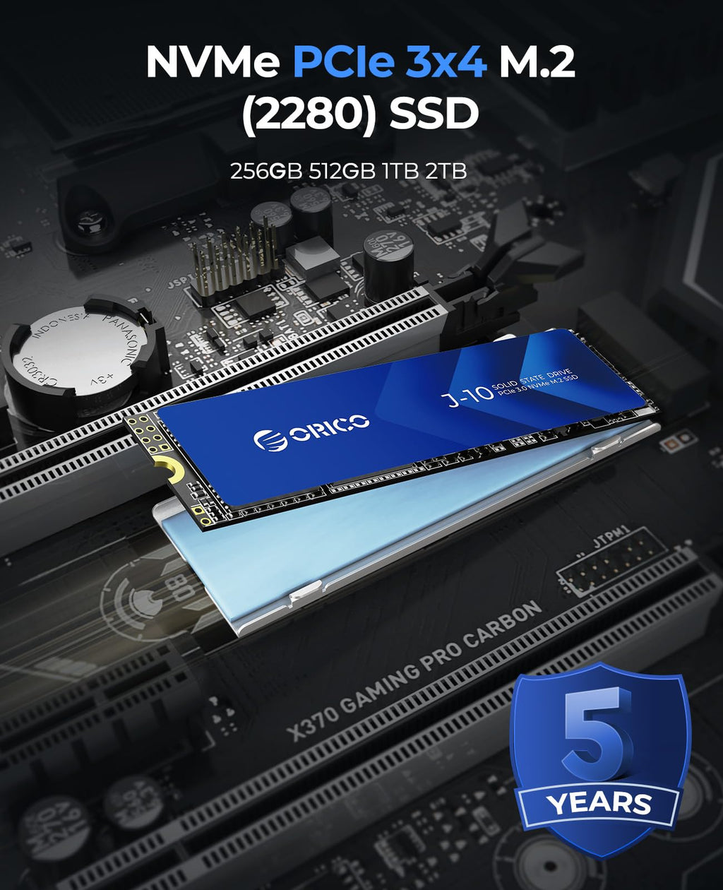 512GB M.2 NVMe SSD with Heatsink U20269
