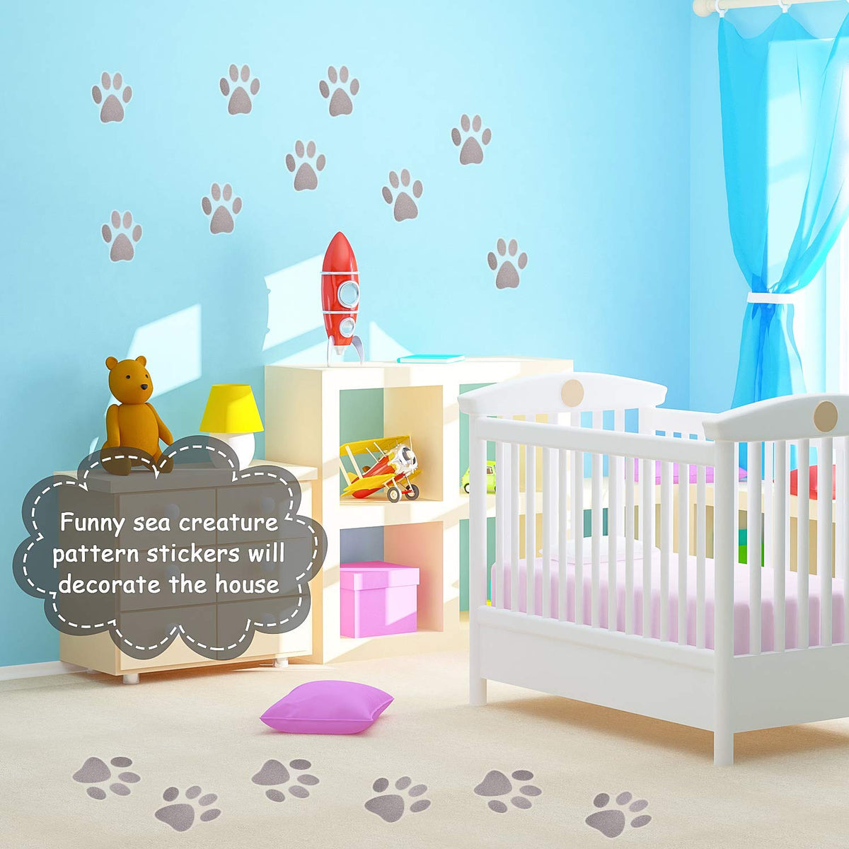 20 Pcs Non Slip Bathtub Sticker K45195