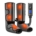 Air Compression Leg Massager with Heat, 9 Intensity 4 Modes 3 Heating A620680
