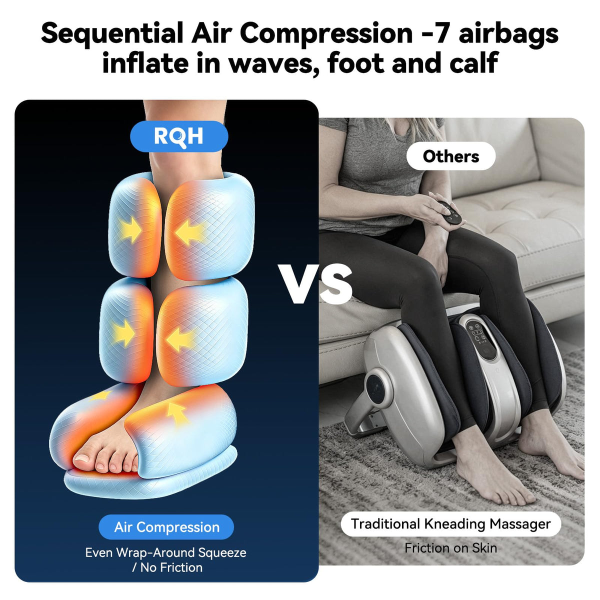 Leg Compression Massager with 3-Zone Heat C86068