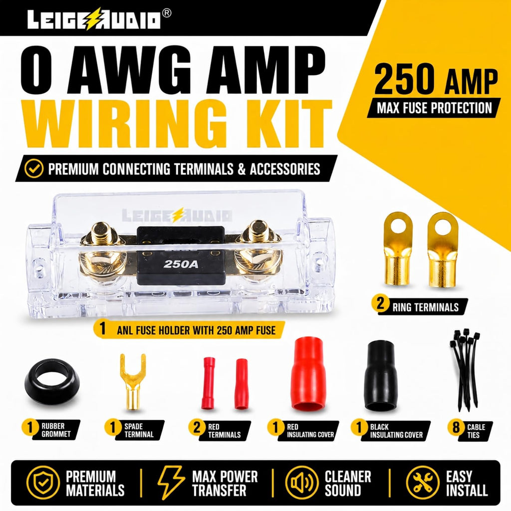 0 Gauge Amp Wiring Kit D4630