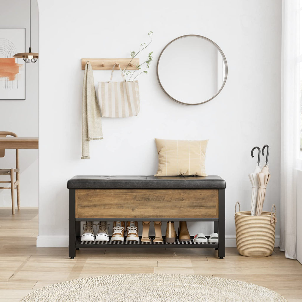 40" W Storage Bench with Cushion S19578