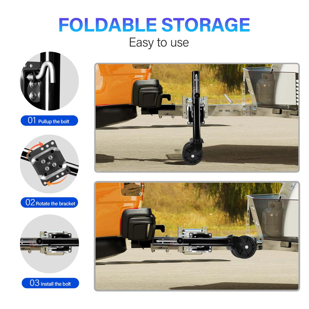 2000 lbs Dual Wheel Trailer Jack S89475