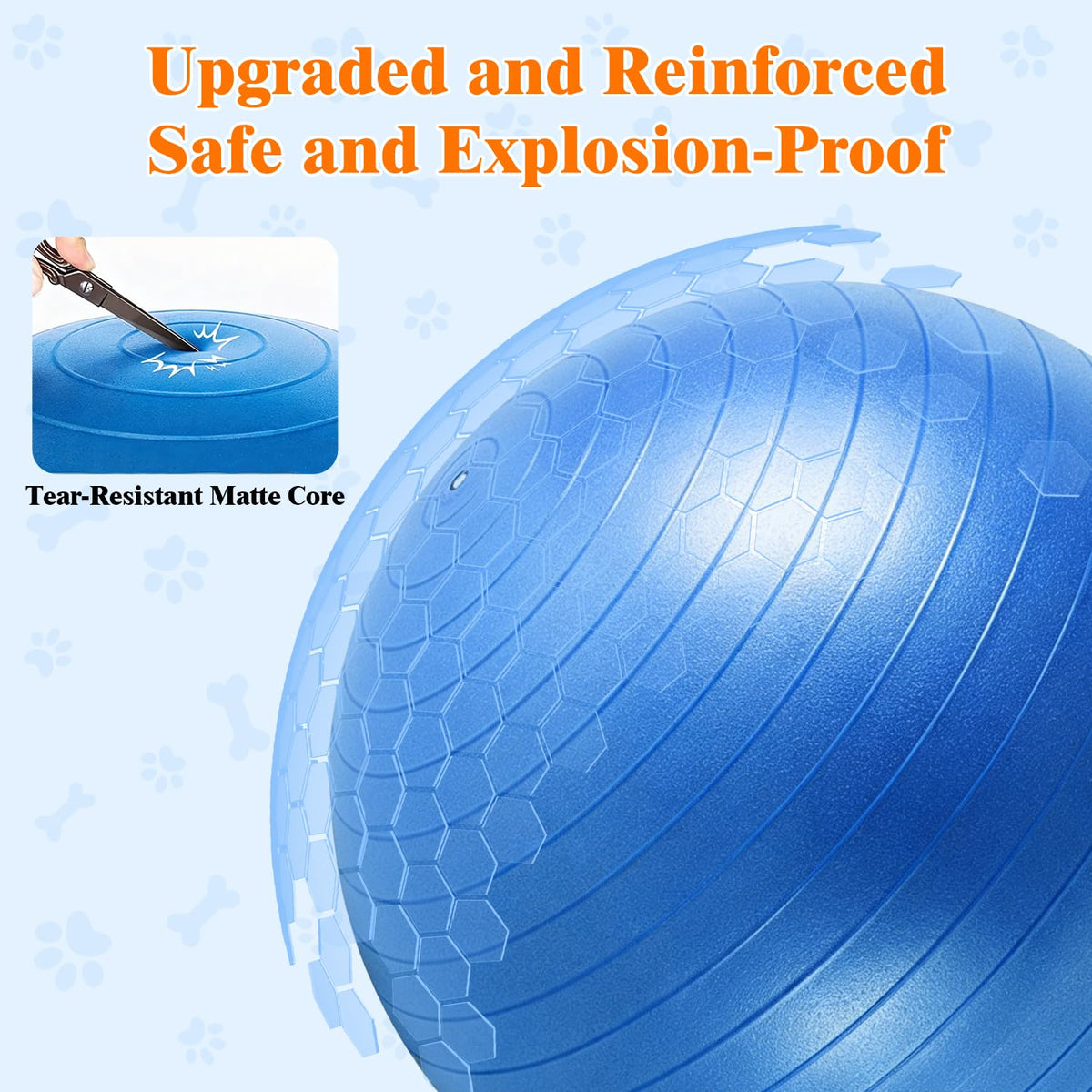 18 Inch Heavy Duty Herding Ball for Dogs with 3 Handles L137008
