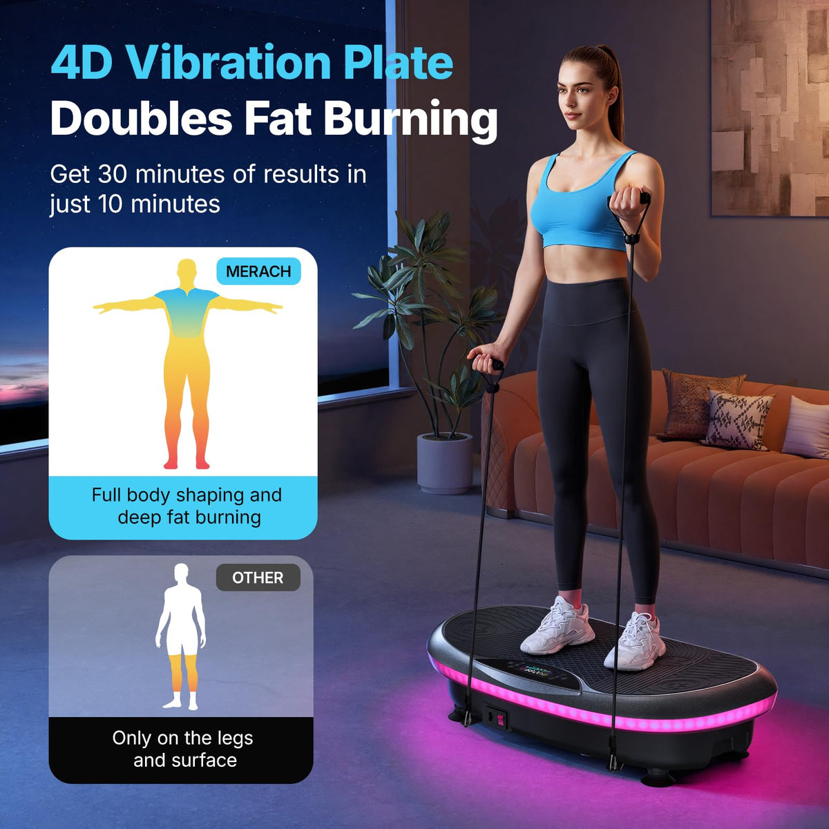 4D Vibration Plate Exercise Machine S12031
