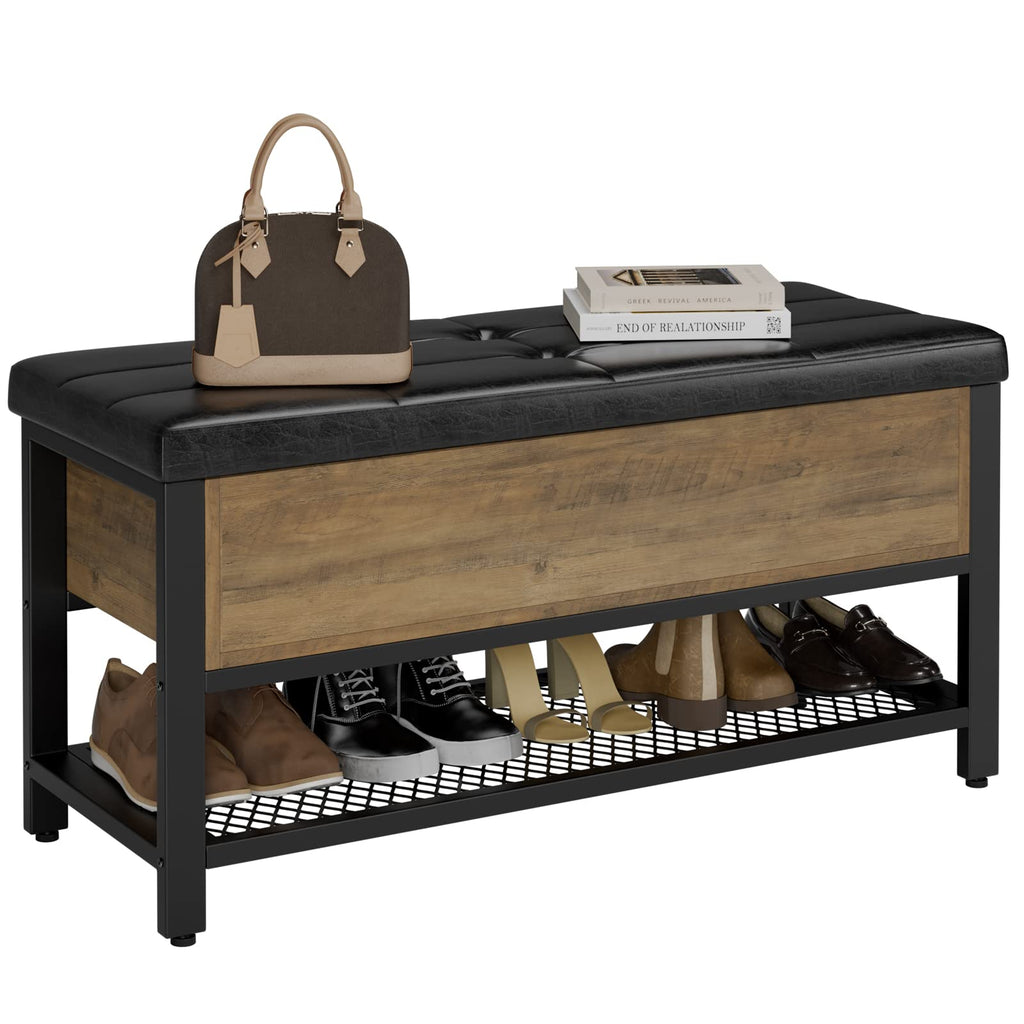 40" W Storage Bench with Cushion S19578