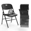 10 Pack Black Heavy Duty Folding Chair U778325