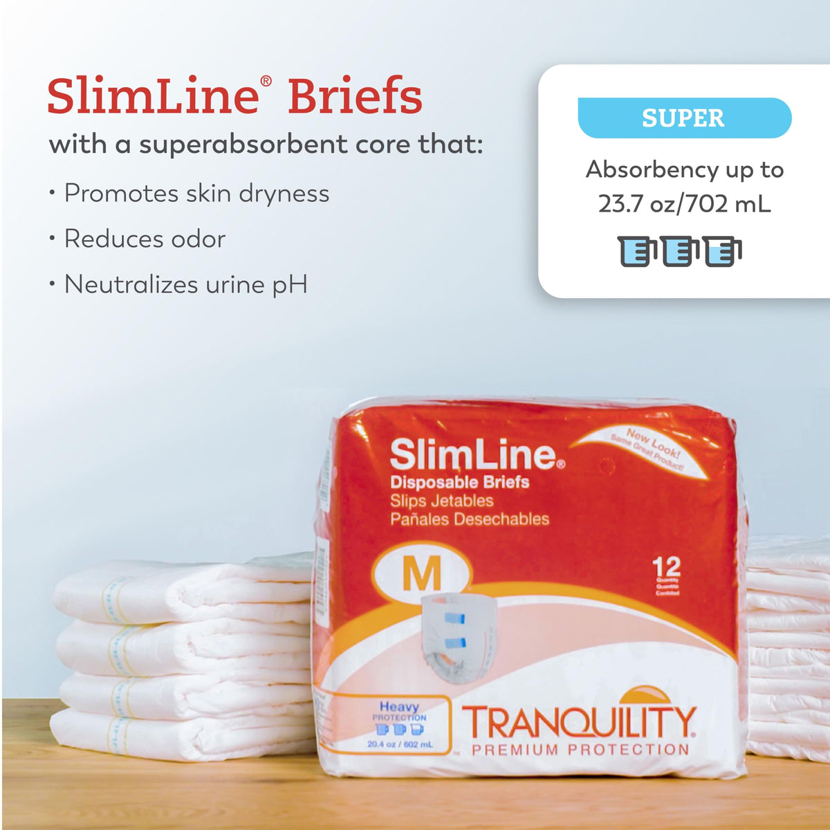 Large Briefs Multi-Pack with Cleansing Wipes B722