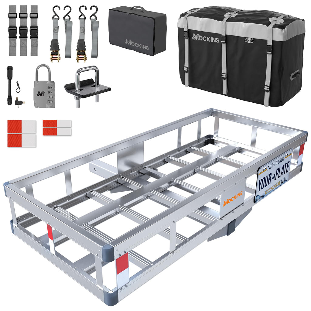 Aluminum Hitch Cargo Carrier & Cargo Bag Z72545