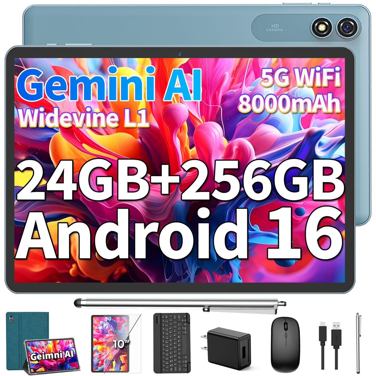 Android 10 inch Tablet with Keyboard M54249