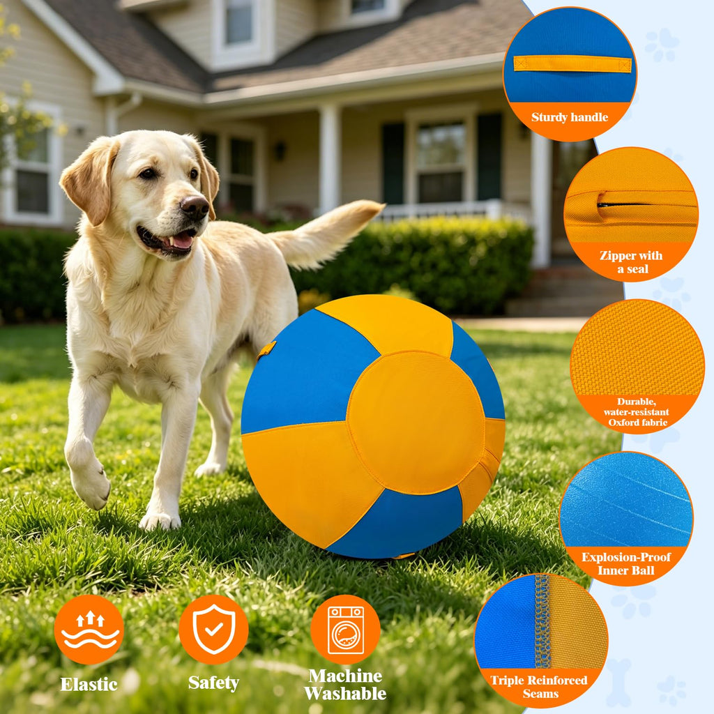 18 Inch Heavy Duty Herding Ball for Dogs with 3 Handles L137008