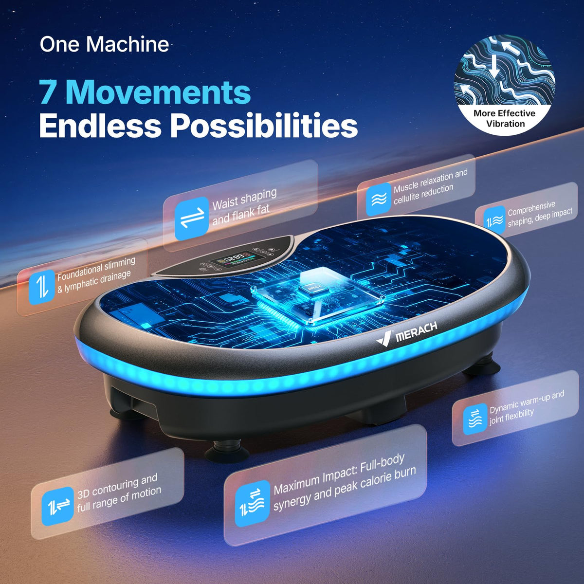 4D Vibration Plate Exercise Machine S12031