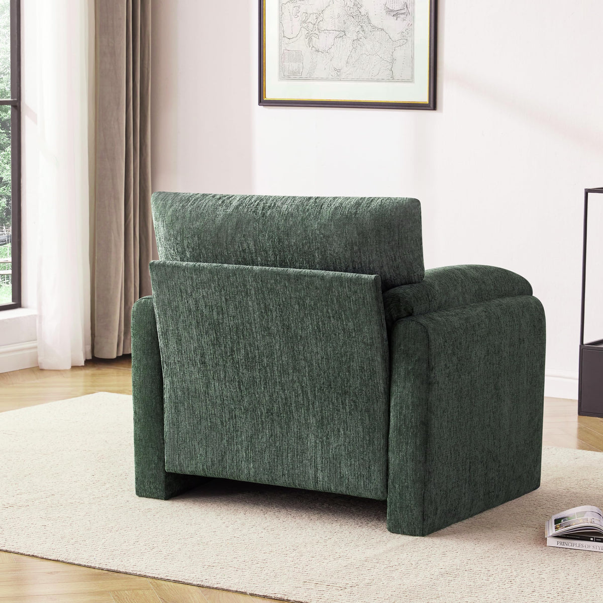 2 Pack Oversized Green Accent Chair J90520