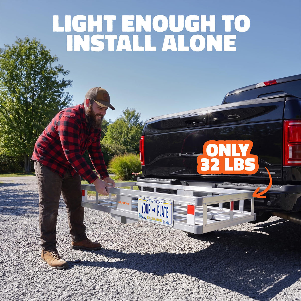 Aluminum Hitch Cargo Carrier & Cargo Bag Z72545
