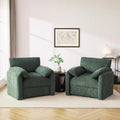 2 Pack Oversized Green Accent Chair J90520