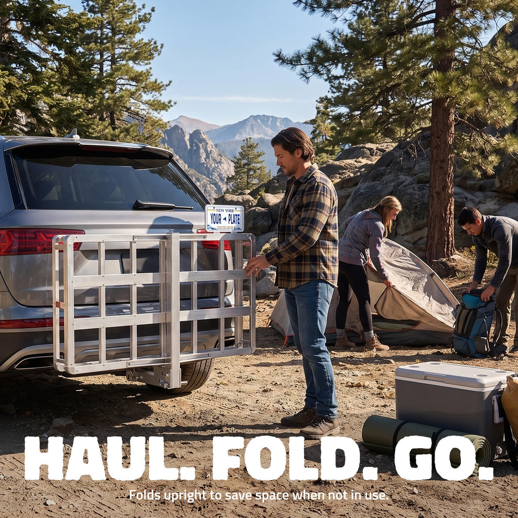 Aluminum Hitch Cargo Carrier & Cargo Bag Z72545